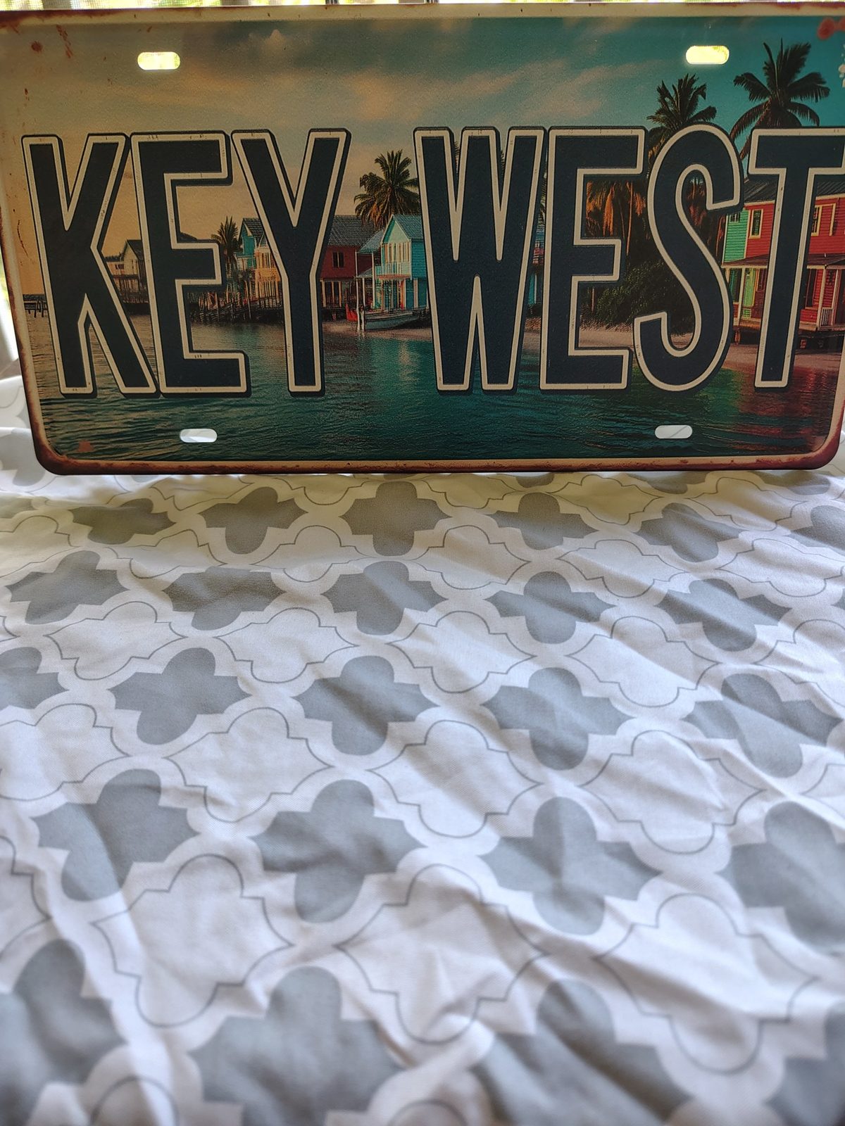 Key West metal sign