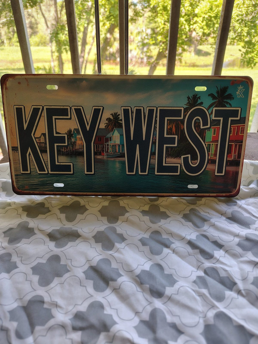 Key West metal sign