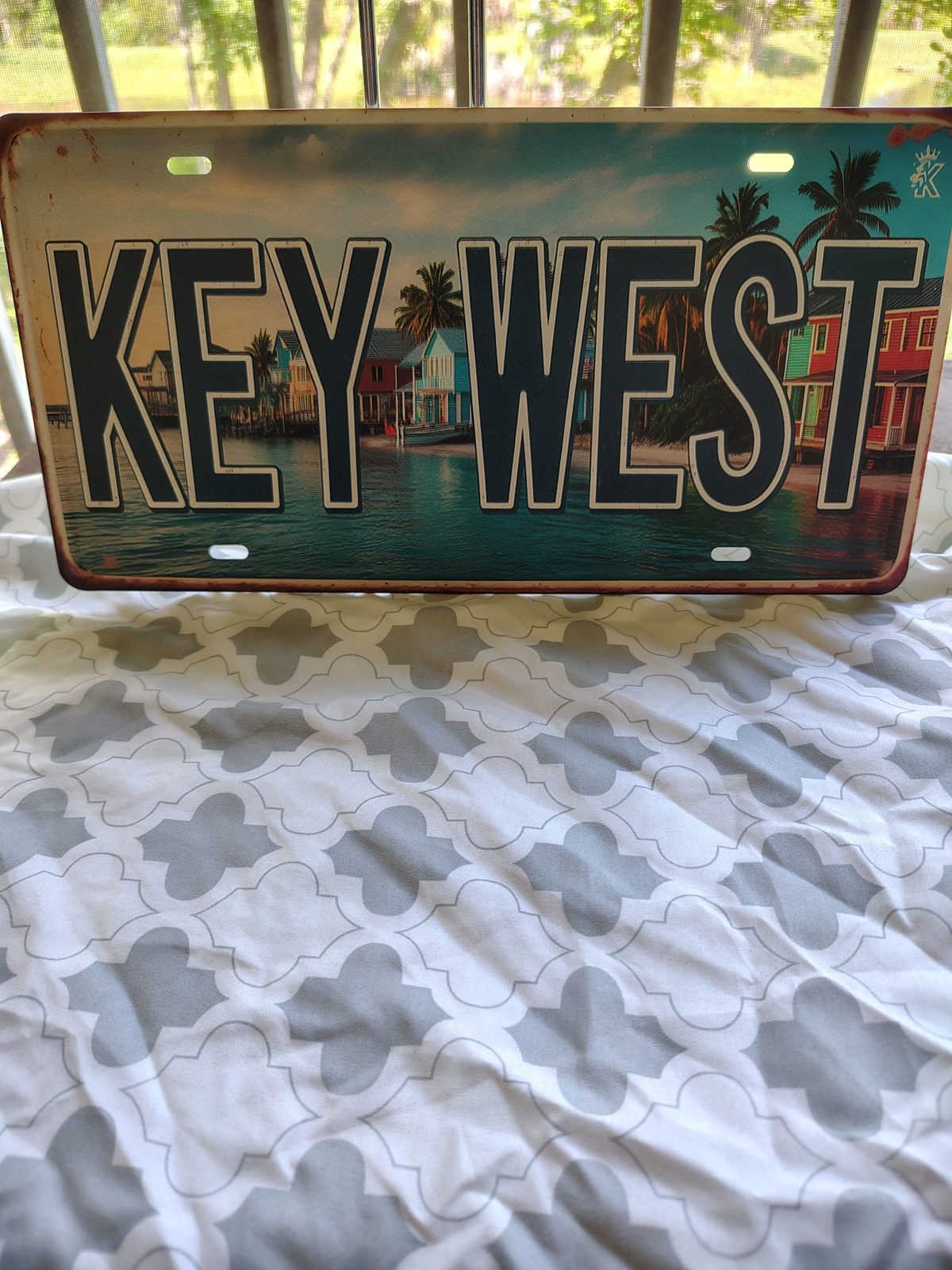 Key West metal sign