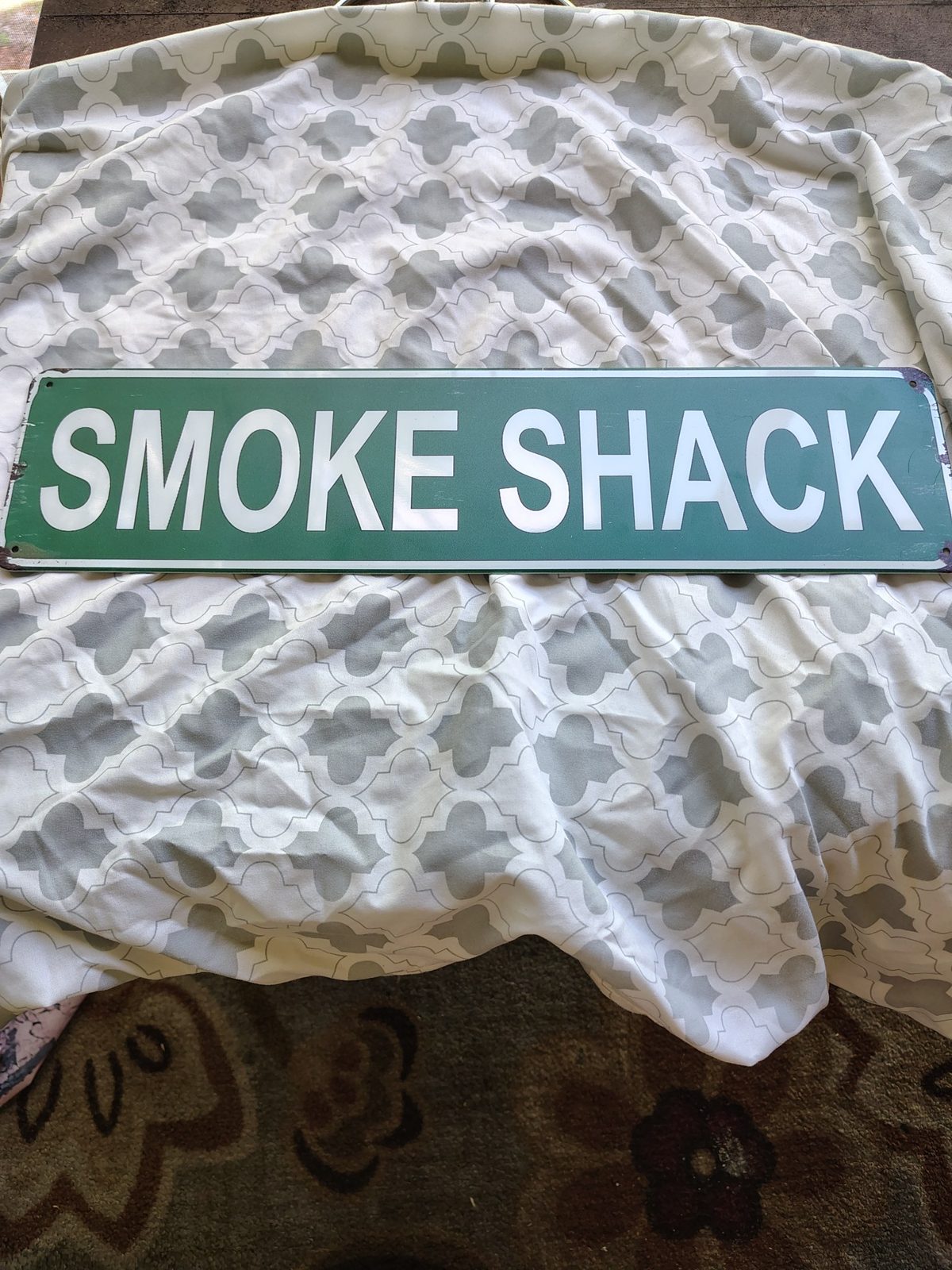 Smoke Shack metal sign