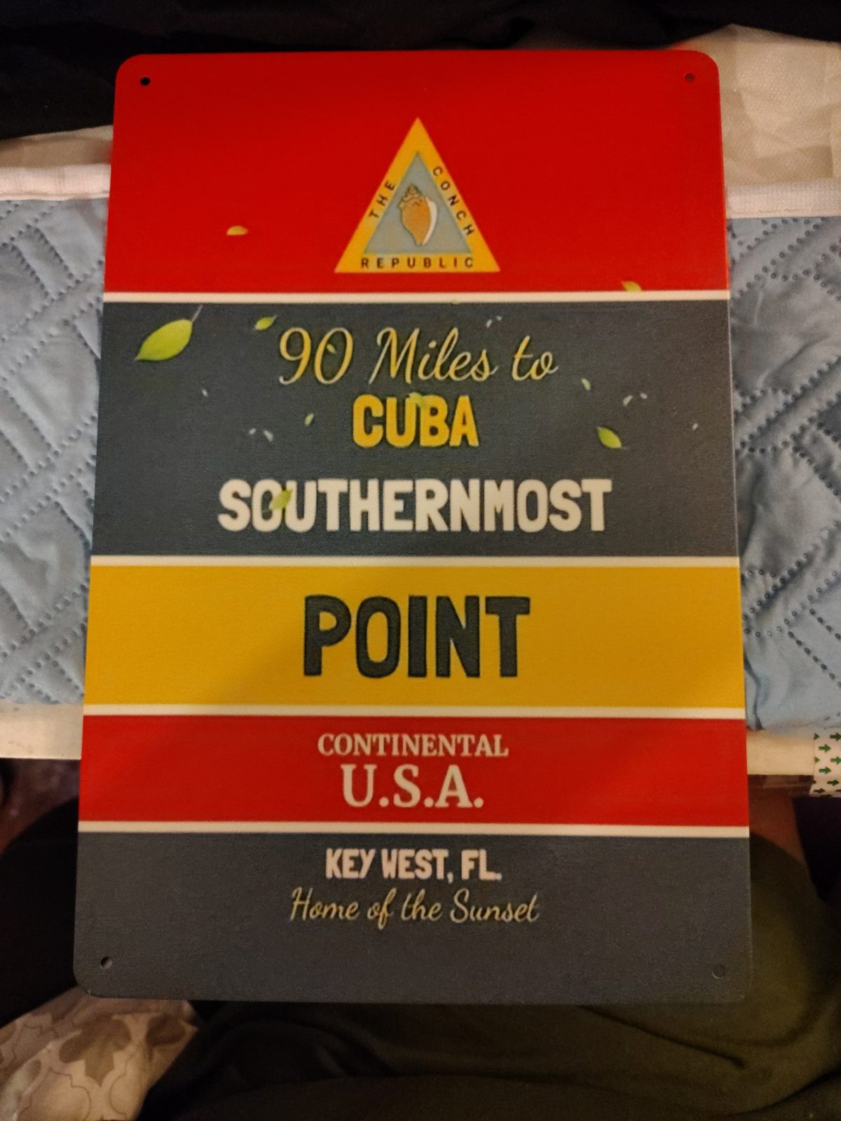 Southernmost Point Key West metal sign